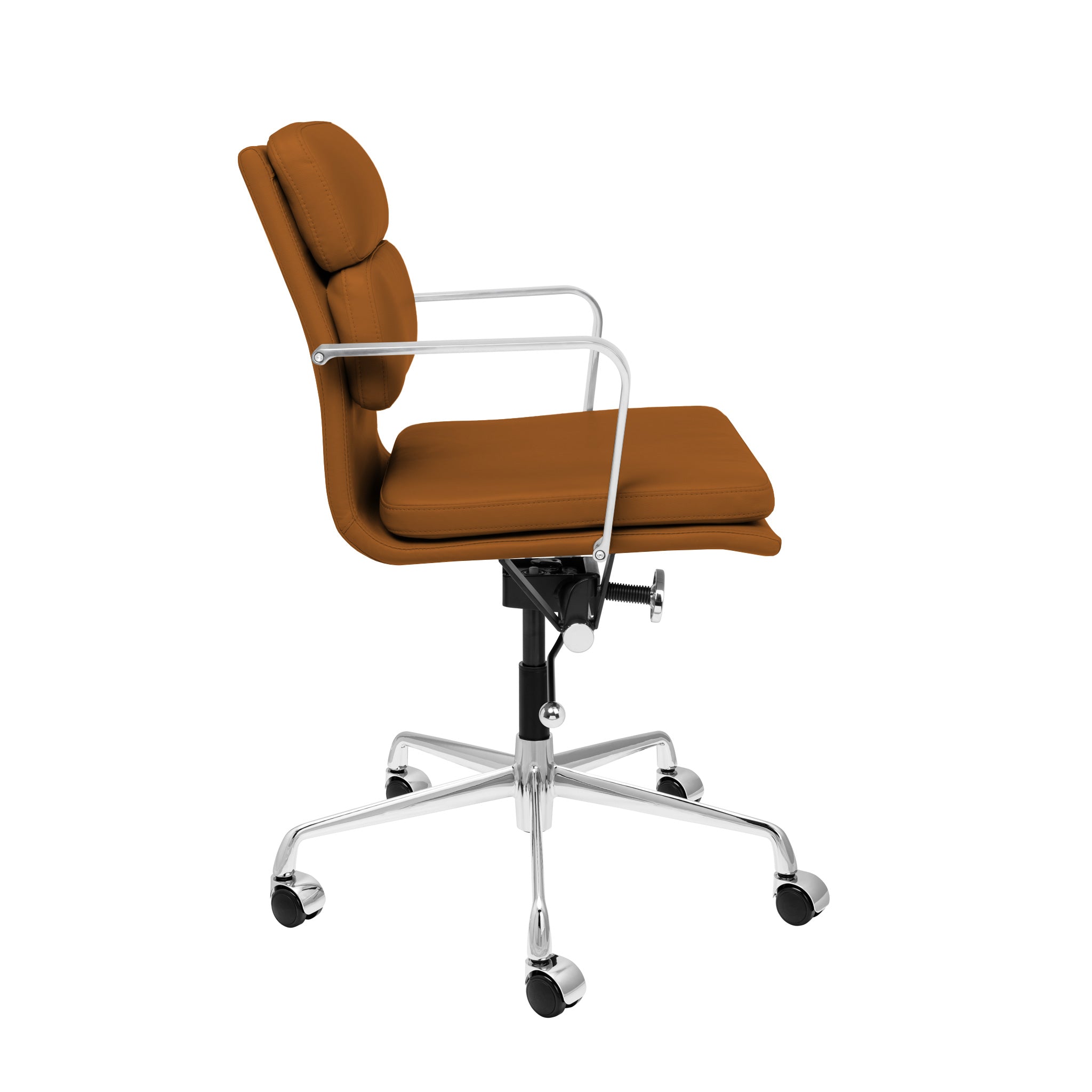 SOHO II Padded Management Chair Brown Laura Furniture