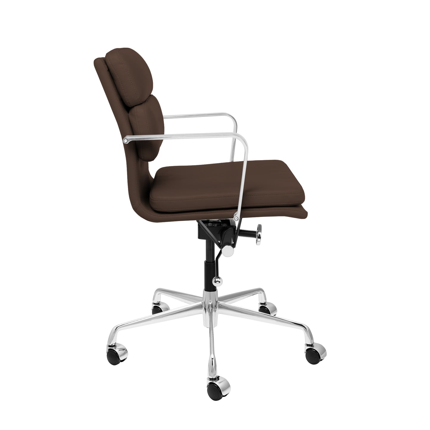 SOHO II Padded Management Chair (Dark Brown)