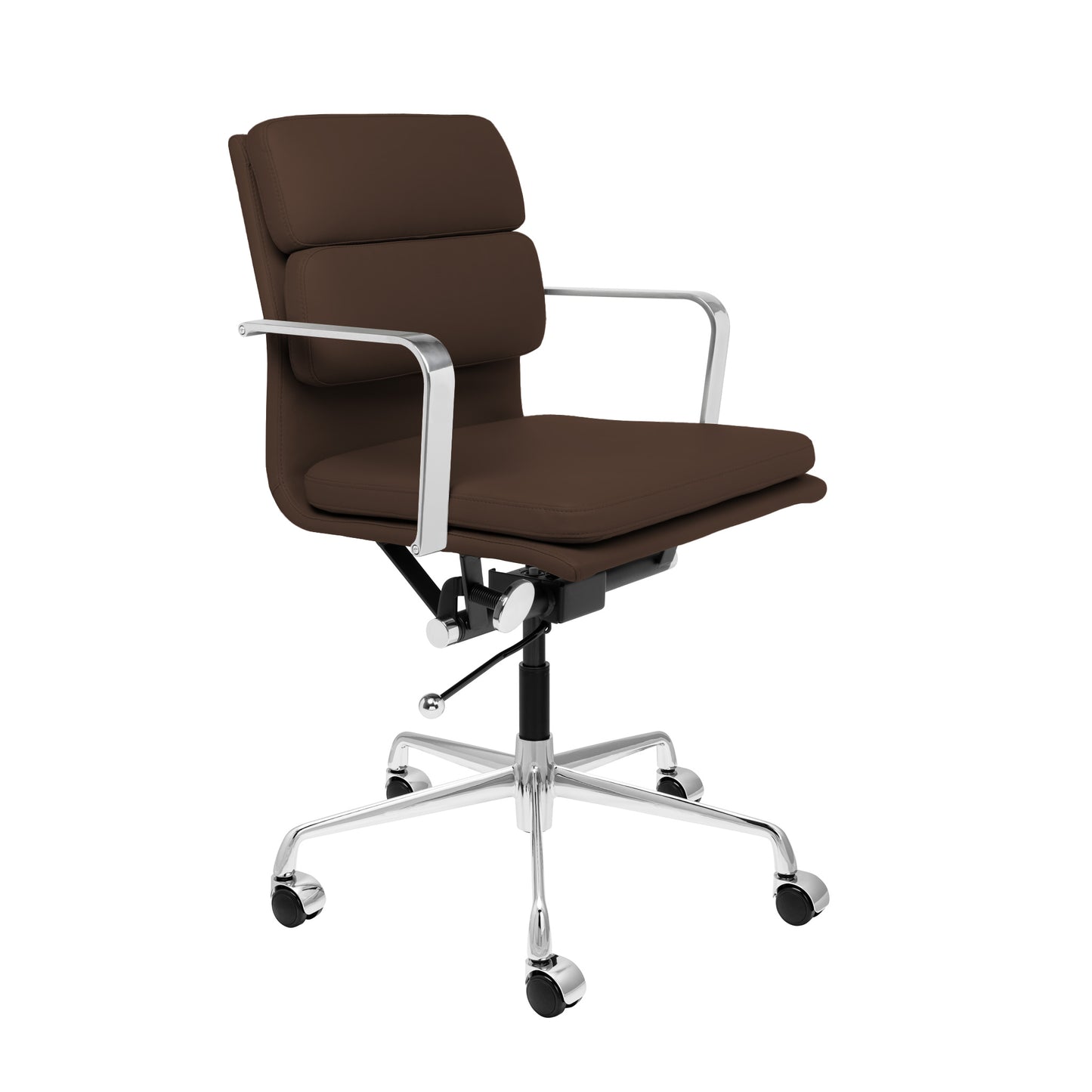 SOHO II Padded Management Chair (Dark Brown)