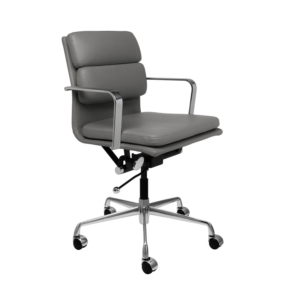 SOHO II Padded Management Chair (Dark Grey) – Laura Furniture