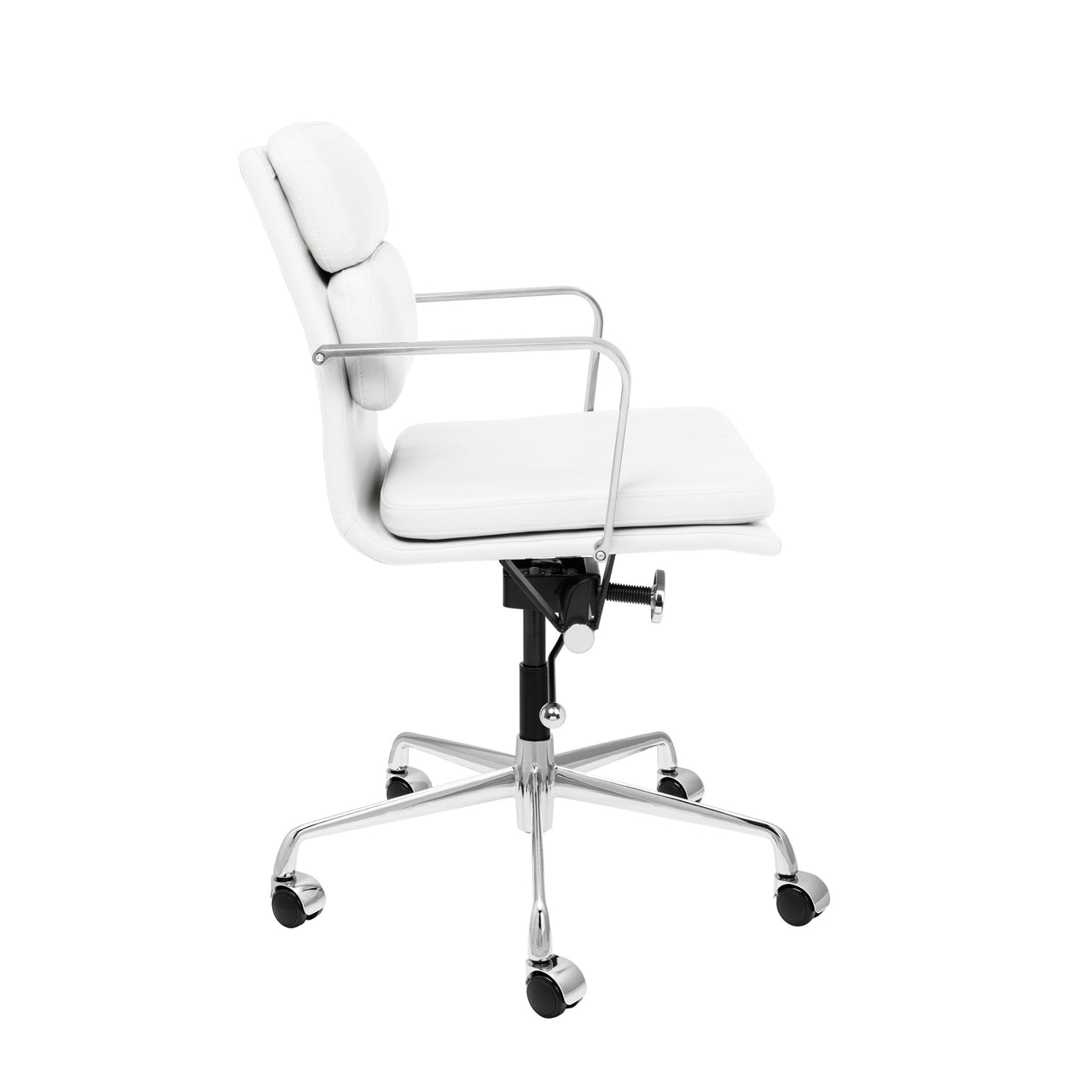 SOHO II Padded Management Chair (White)