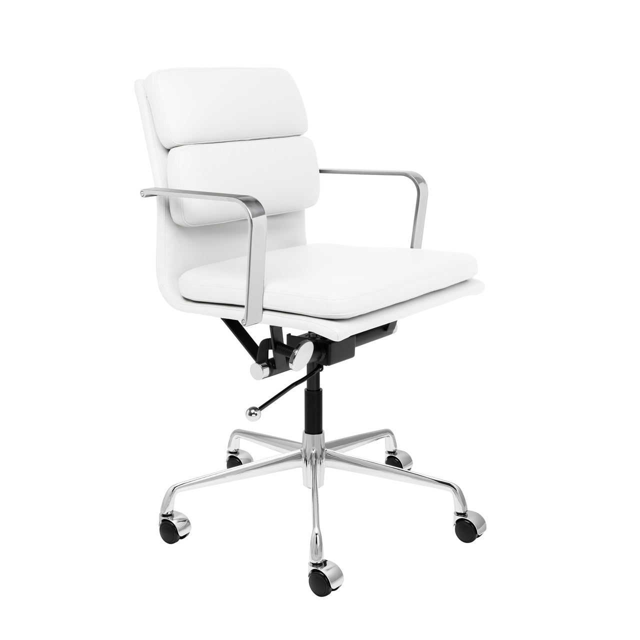 SOHO II Padded Management Chair (White)