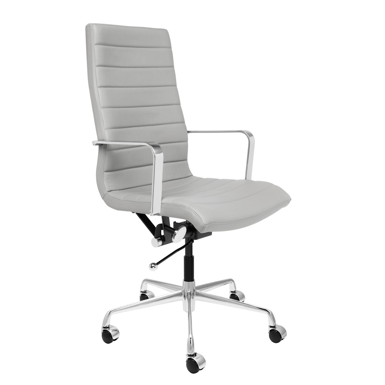 SOHO II Tall Back Ribbed Management Chair (Grey)