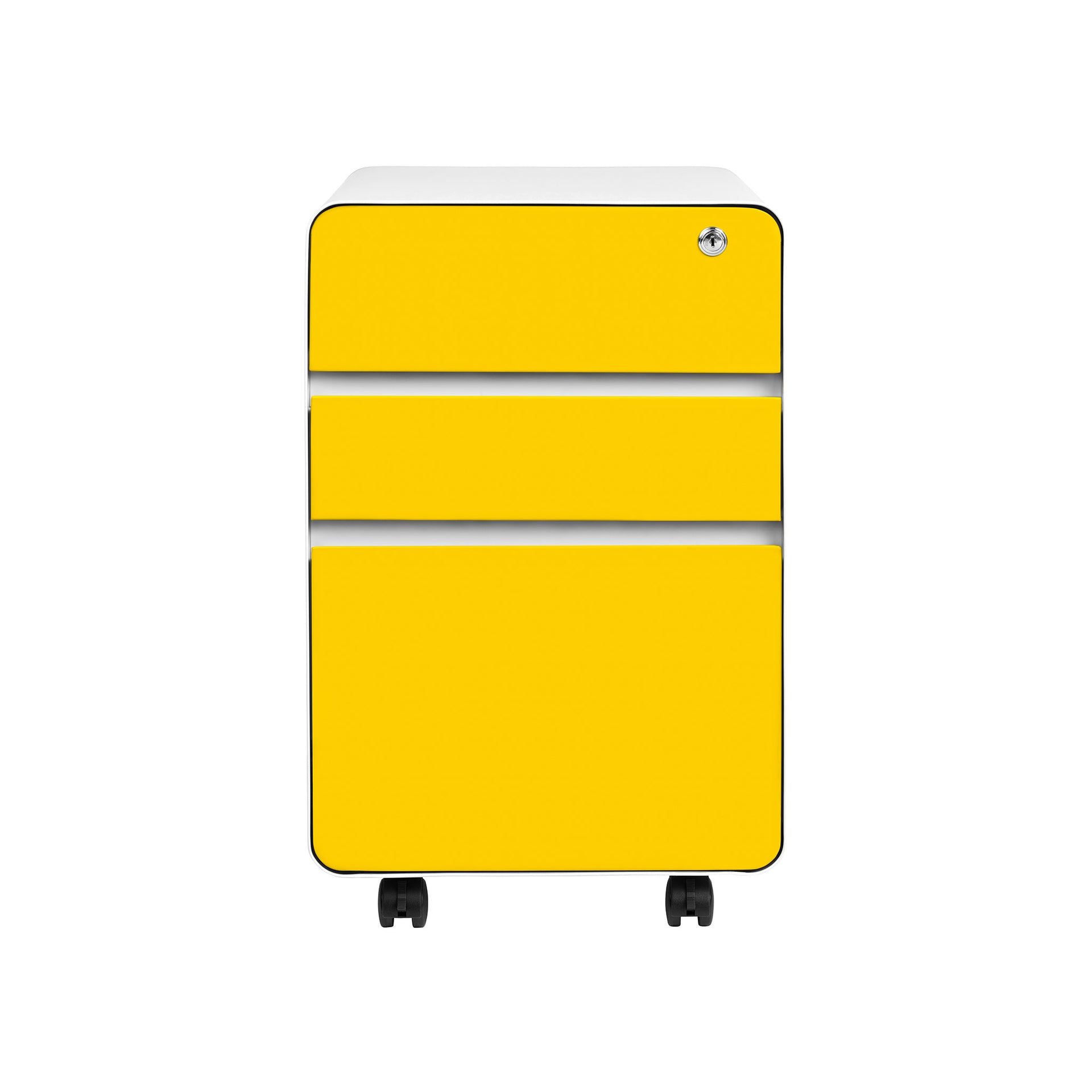 Stockpile Flat 3Drawer File (Yellow) Laura Furniture