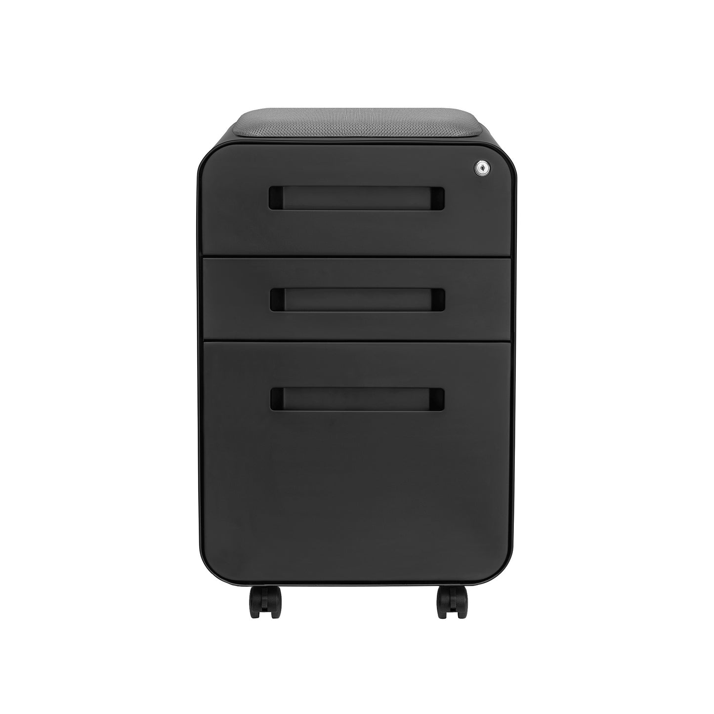Stockpile Curve Seat File Cabinet (Black)