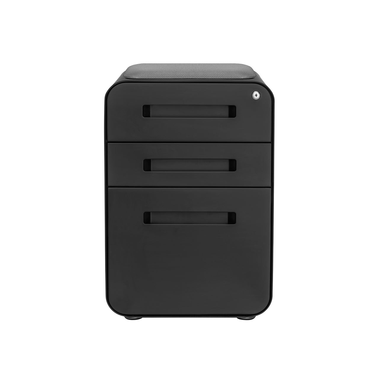 Stockpile Curve Seat File Cabinet (Black)