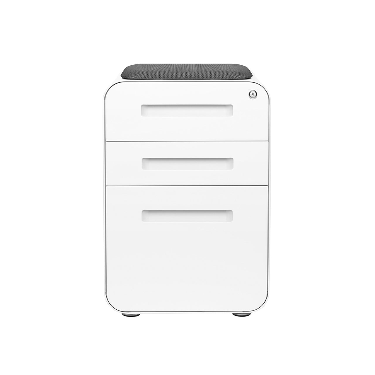 Stockpile Curve Seat File Cabinet (White)