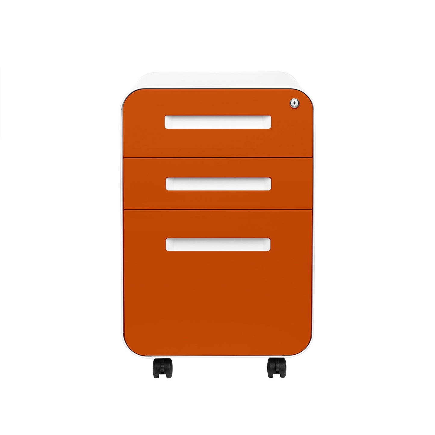 Stockpile Curve File Cabinet (Orange Faceplate)