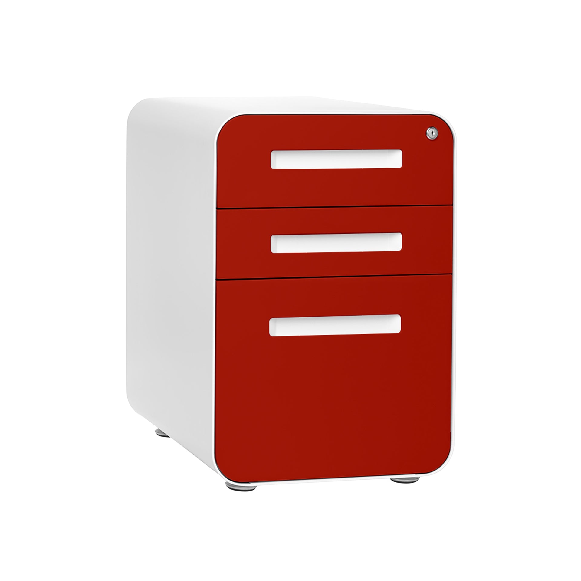 Stockpile Curve File Cabinet (Red Faceplate) – Laura Furniture