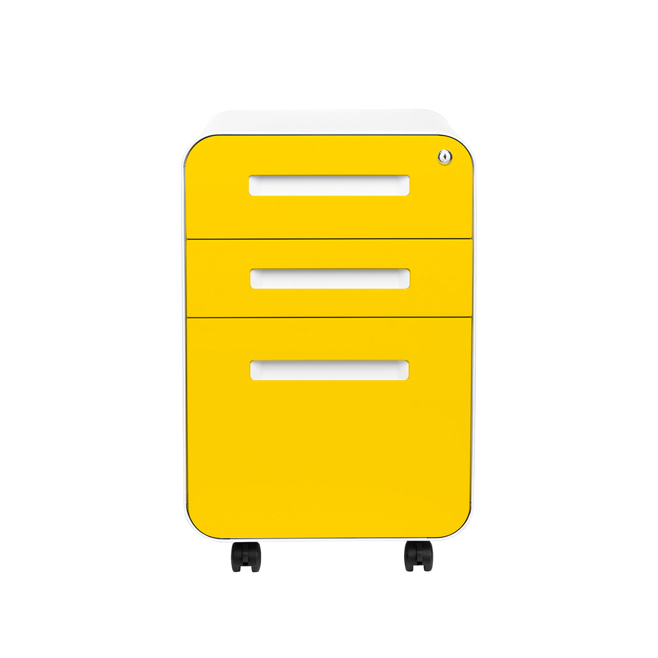 Stockpile Curve File Cabinet (Yellow Faceplate)