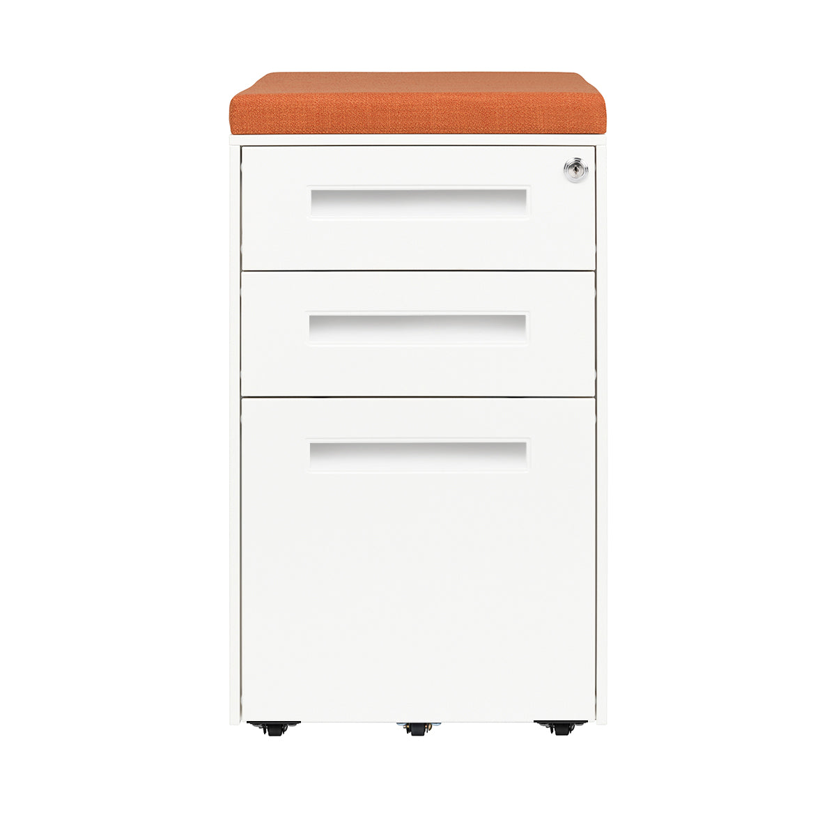Stockpile Square Seat File Cabinet (White)