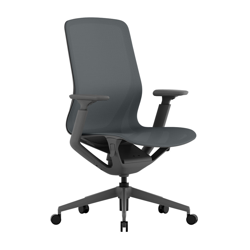 Waverly Mesh Chair (Black Mesh/Dark Grey Frame)