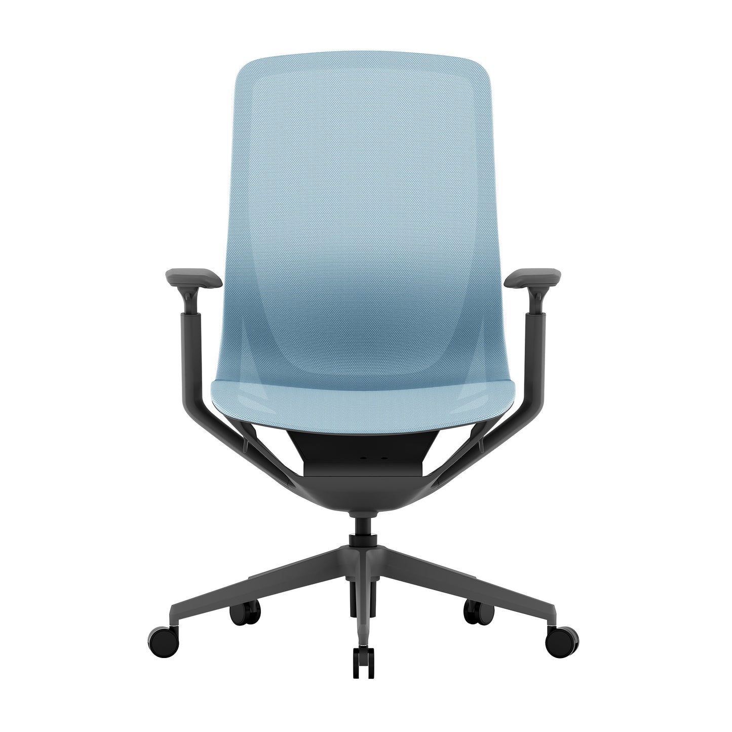 Waverly Mesh Chair (Blue Mesh/Dark Grey Frame)