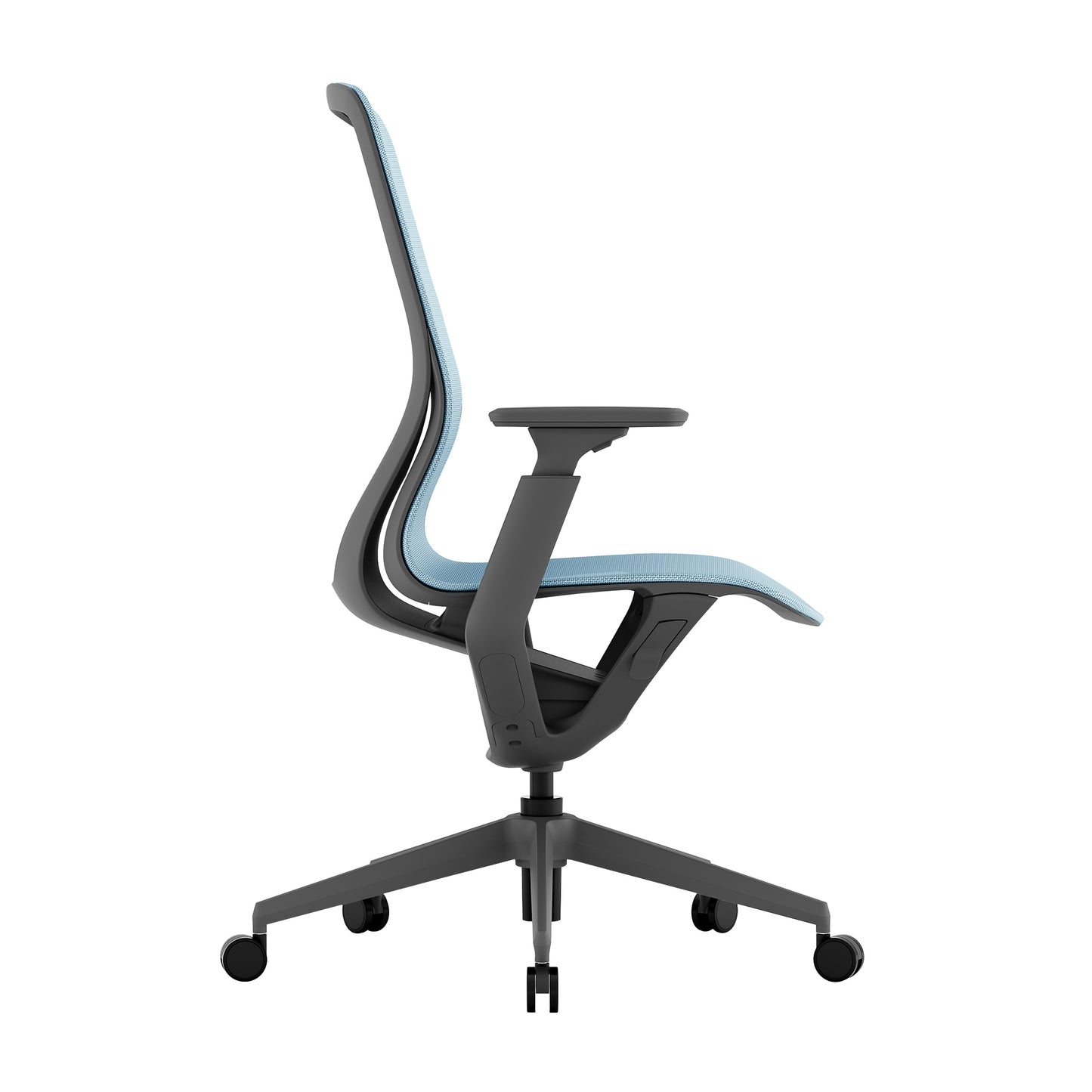 Waverly Mesh Chair (Blue Mesh/Dark Grey Frame)