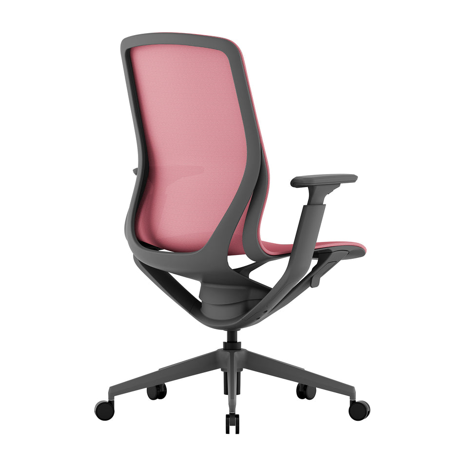 Waverly Mesh Chair (Red Mesh/Dark Grey Frame)